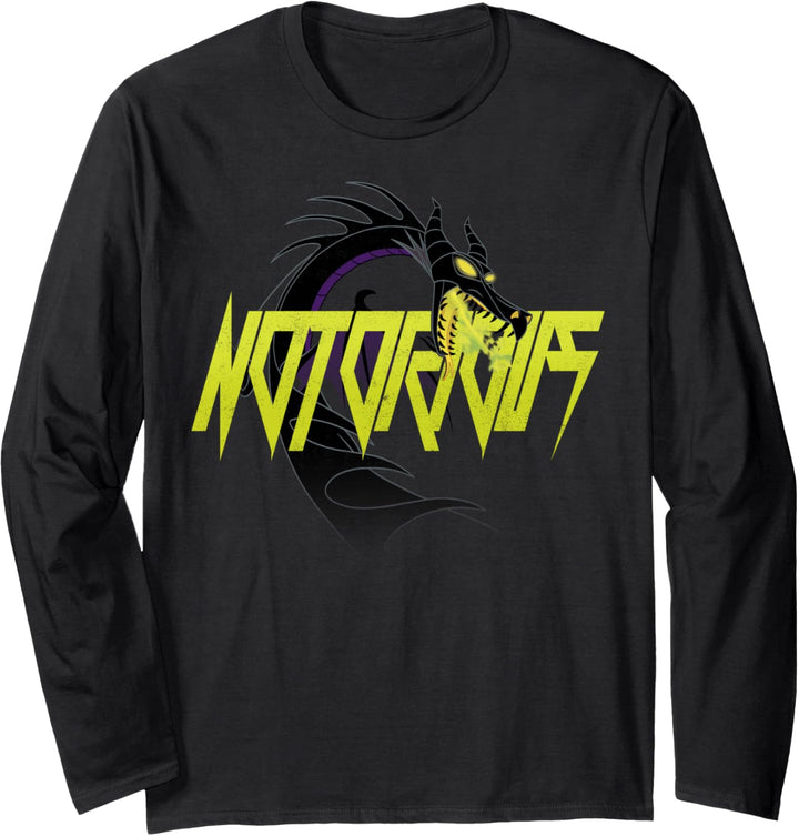 Disney Villains Maleficent Dragon Notorious Langarmshirt
