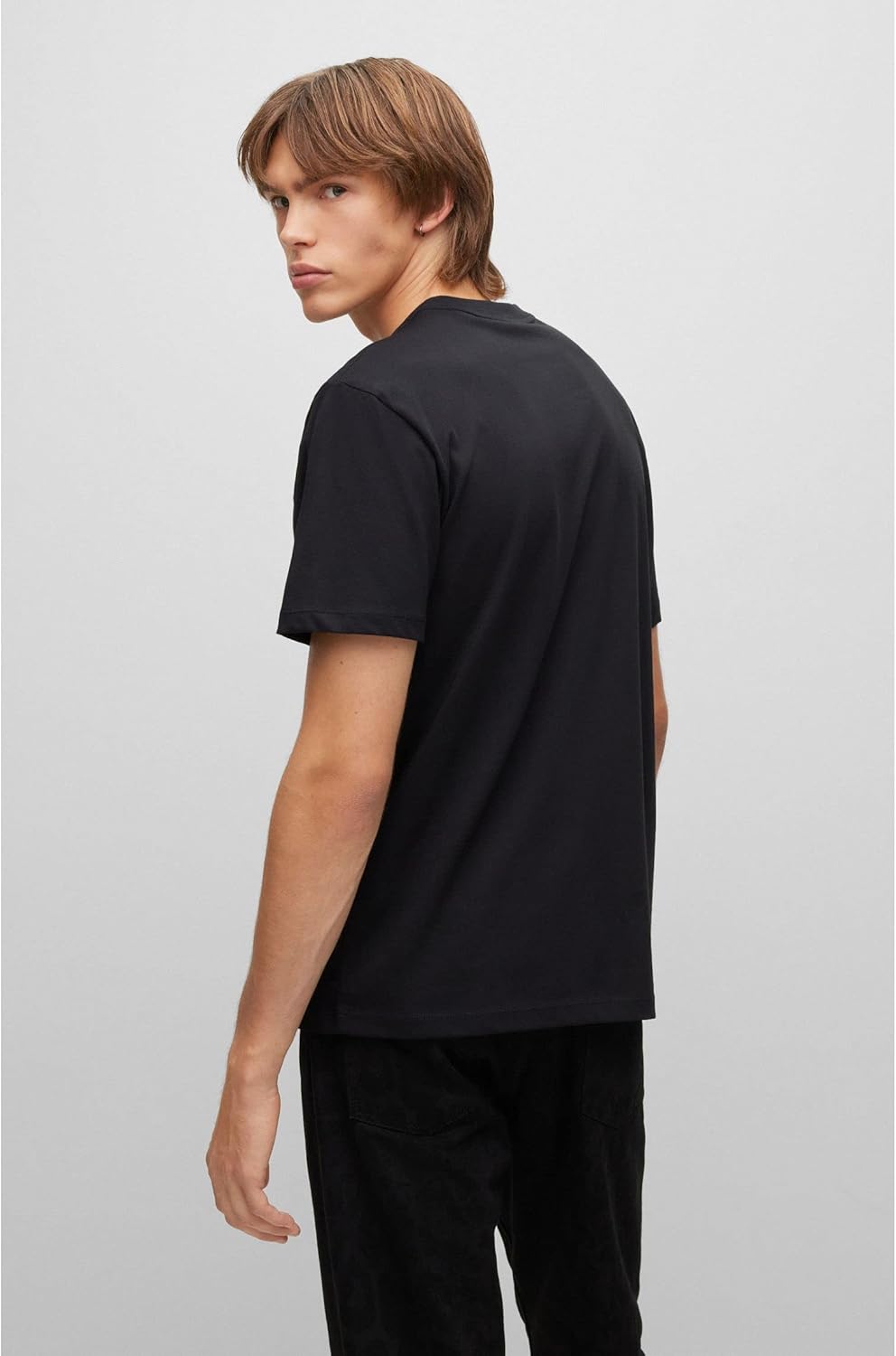 HUGO Herren Deetah T-Shirt aus Baumwoll-Jersey mit Jaglion-Print XS Black1, XS Black1