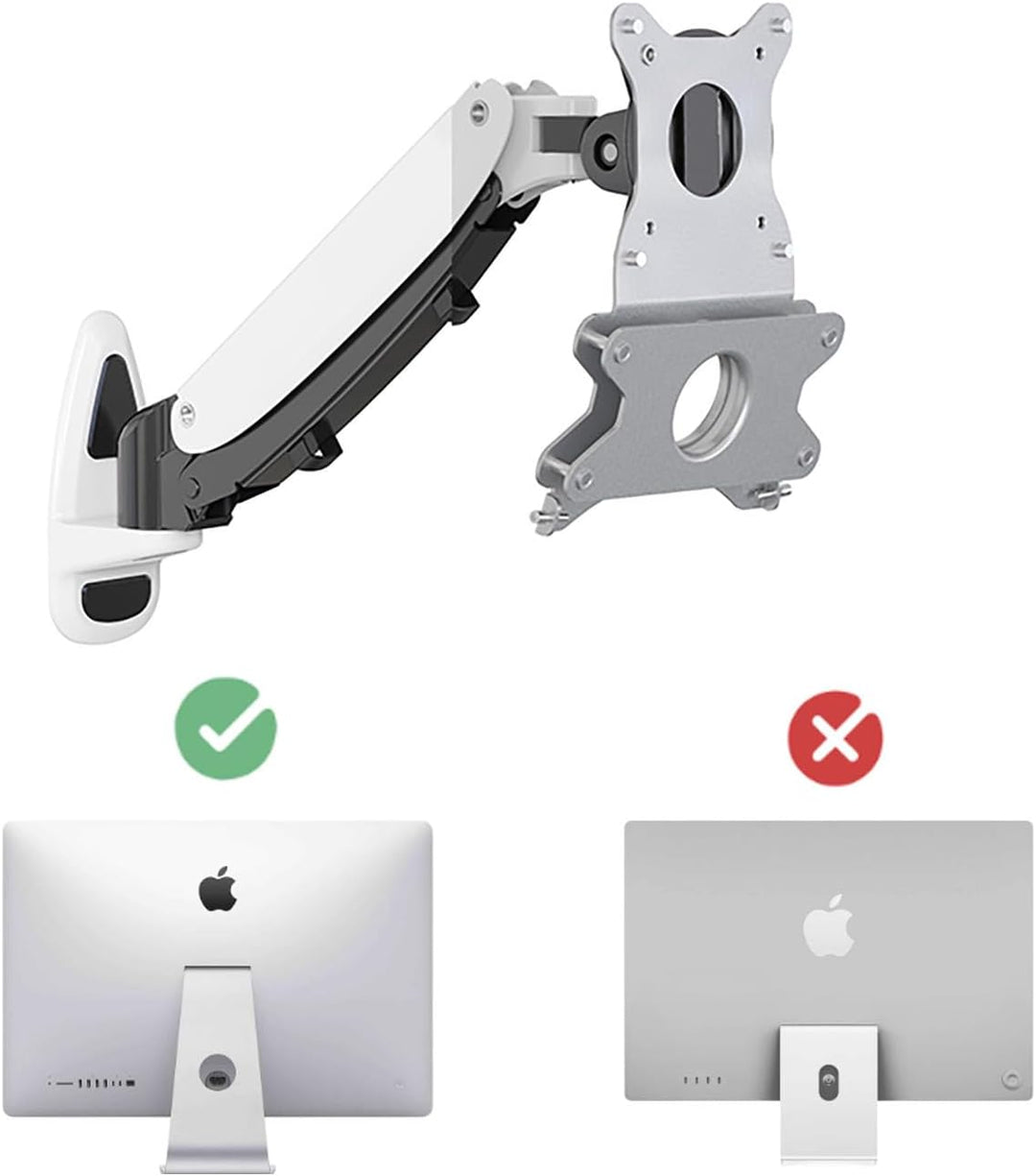 iMac VESA-Adapterplattenhalterung, 100 mm/75 mm, umwandelbar für iMac (Modelle vor 2021), 3 mm dick,