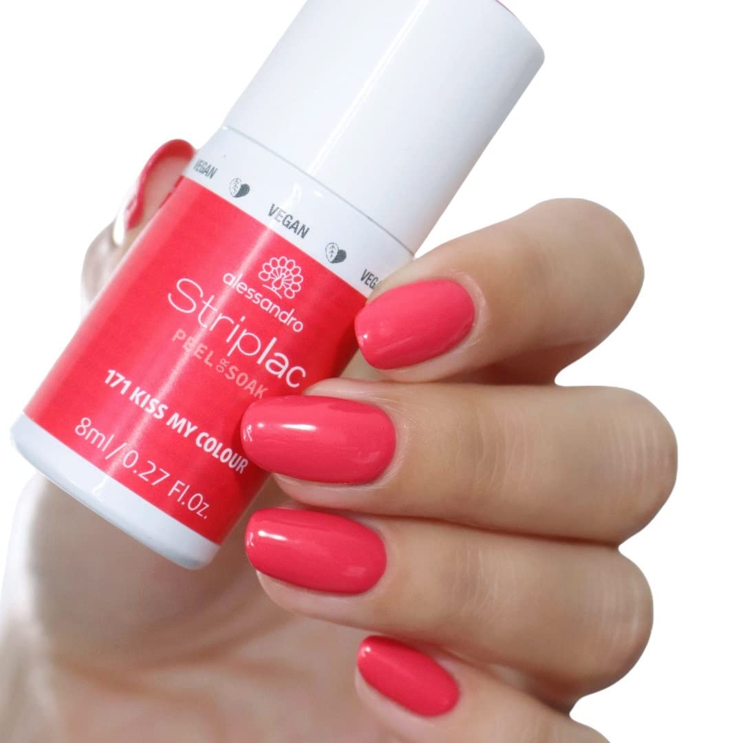 alessandro Striplac UV-Nagellack Kiss my Colour – Schonend und langanhaltend – Einfache Entfernung d