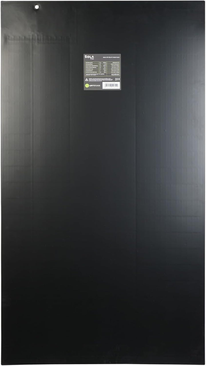 WATTSTUNDE SOLA Flex 150W - Monokristallines flexibles Solarmodul mit PERC Zellen und ETFE Beschicht