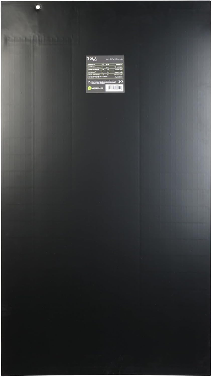 WATTSTUNDE SOLA Flex 240W semi flexibel, Monokristallines flexibles Solarmodul mit PERC Zellen und E