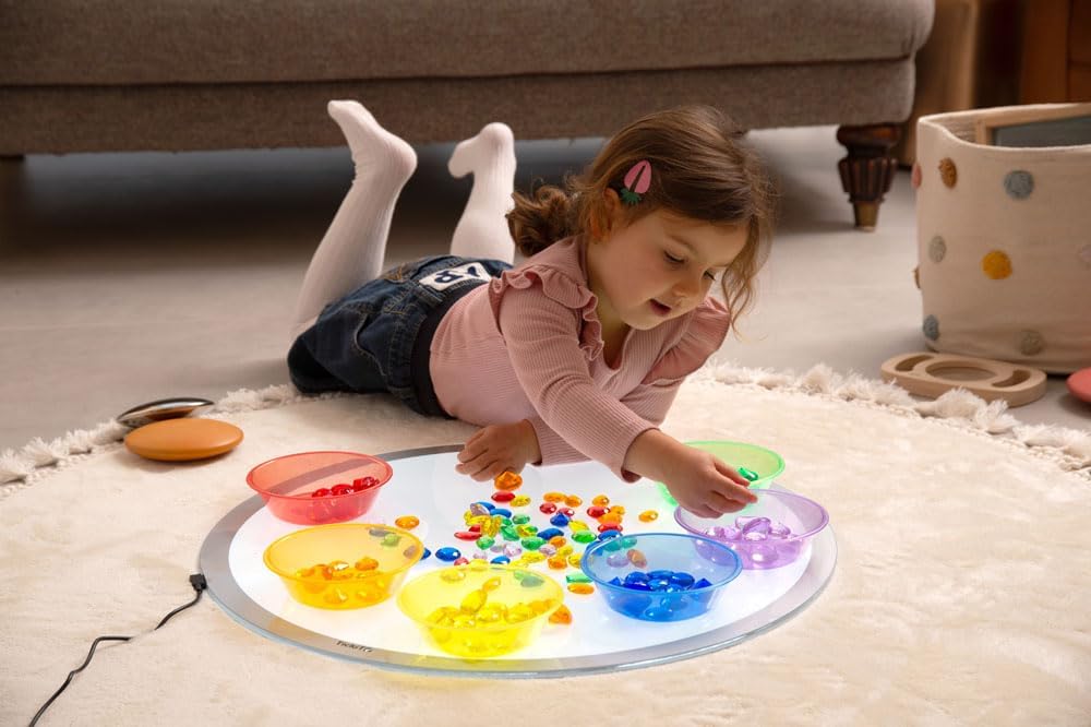 TickiT 73123 Translucent Color Jewels PK-144, Rot, Orange, Gelb, Grün, Blau, Violett, S