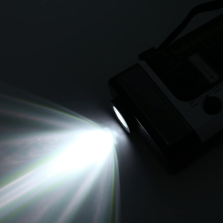 Tragbares LED-Handkurbelradio AM FM SW Solardynamo-Notfallradio für Den Aussenbereich mit Tragbarer