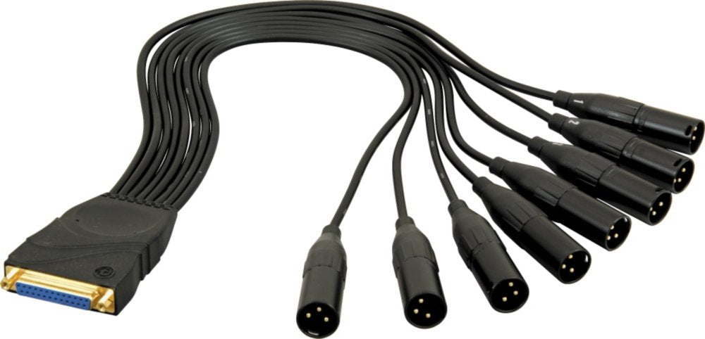 Planet Waves PW-XLRMB-01 Snake - BreakOut Kabel DB25 (W) - XLR (M)/XLR (W) Breakout XLR Male, Breako