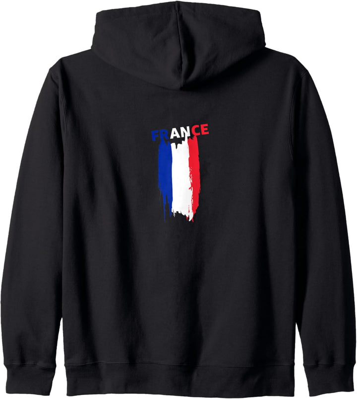 Flagge Frankreich Kapuzenjacke