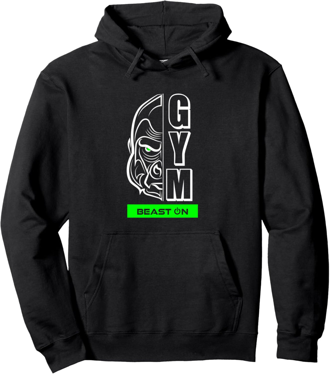Gym Gorilla Kopf Gym Workout Fitness Training Beast ON Pullover Hoodie