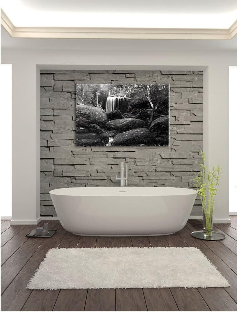 Pixxprint Regenwald in Thailand / 100x70cm Leinwandbild bespannt auf Holzrahmen/Wandbild Kunstdruck