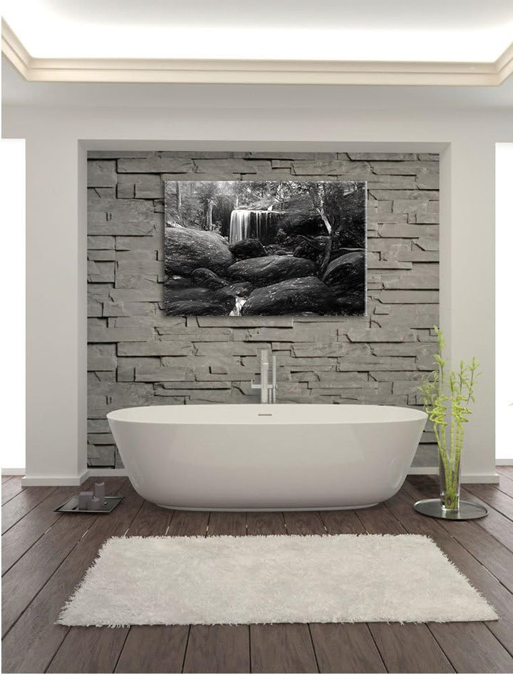 Pixxprint Regenwald in Thailand / 100x70cm Leinwandbild bespannt auf Holzrahmen/Wandbild Kunstdruck