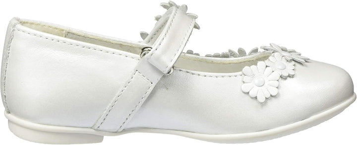 PRIMIGI Mädchen Ballerina Bambina Mary Jane Halbschuhe 28 EU Weiss Bianco 5437000, 28 EU Weiß B
