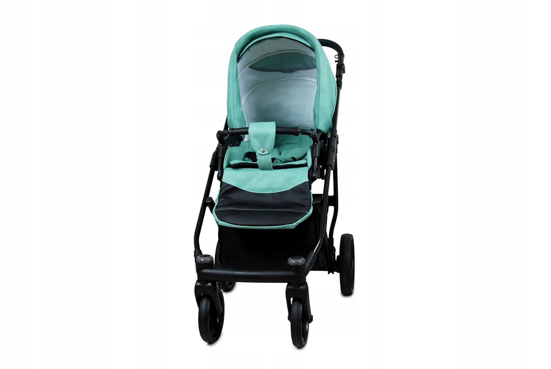 BabyLux® Kinderwagen Set 2 in 1 - Air - Sage - incl. Babywanne, Buggy Sportsitz - Kinderwagenset - K