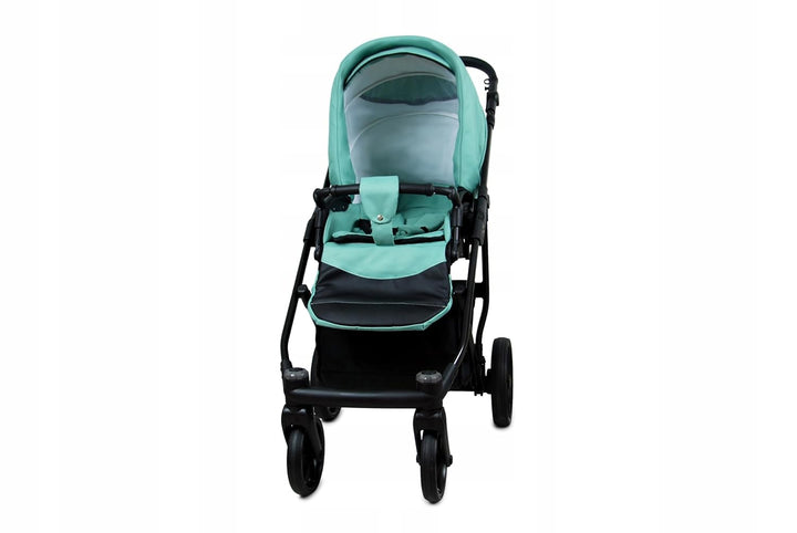 BabyLux® Kinderwagen Set 2 in 1 - Air - Sage - incl. Babywanne, Buggy Sportsitz - Kinderwagenset - K