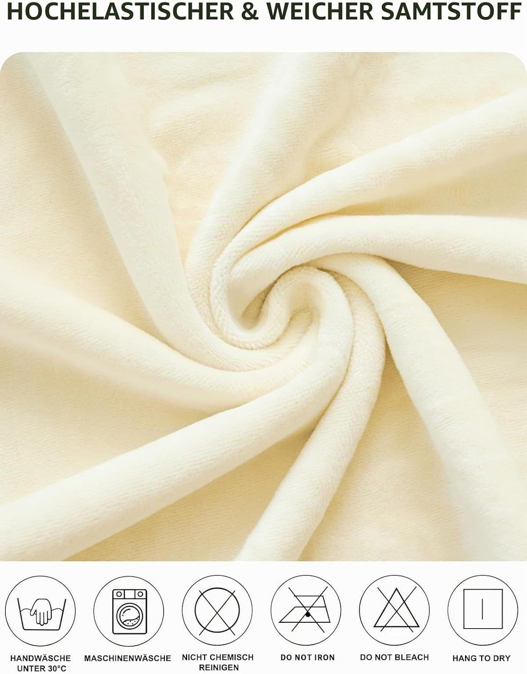 LANSHENG Dehnbare Stuhlhussen für Esszimmerstühle, Stretch-Spandex mit elastischem Band, Stuhlbezug,