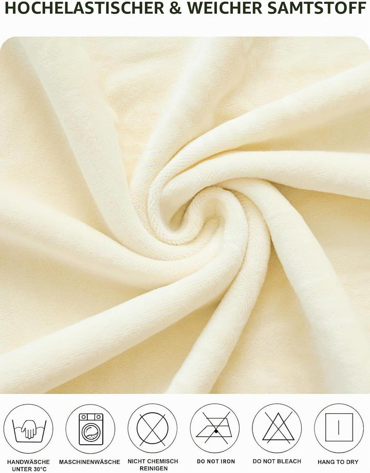LANSHENG Dehnbare Stuhlhussen für Esszimmerstühle, Stretch-Spandex mit elastischem Band, Stuhlbezug,