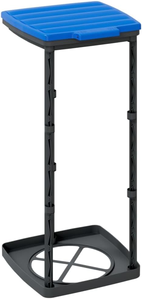 vidaXL Müllsackständer 2 STK., Müllsackhalter mit Deckel, Mülltütenhalter für Küche Garten Garage, M