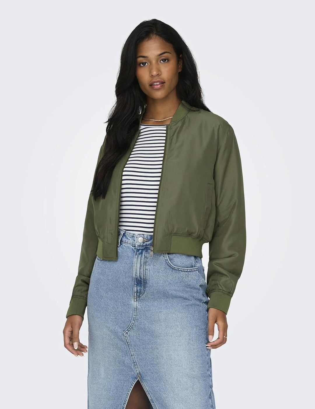 ONLY Damen Onlalma Bomber OTW Noos Jacke XS Kalamata, XS Kalamata