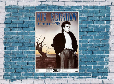 Nik Kershaw - When A Heart Beats, Frankfurt 1985 » Konzertplakat/Premium Poster | Live Konzert Veran