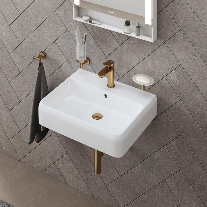 Duravit Wave Waschtischarmatur, Grösse S (Auslauf Höhe 77 mm), Wasserhahn Bad, Armatur Waschbecken,