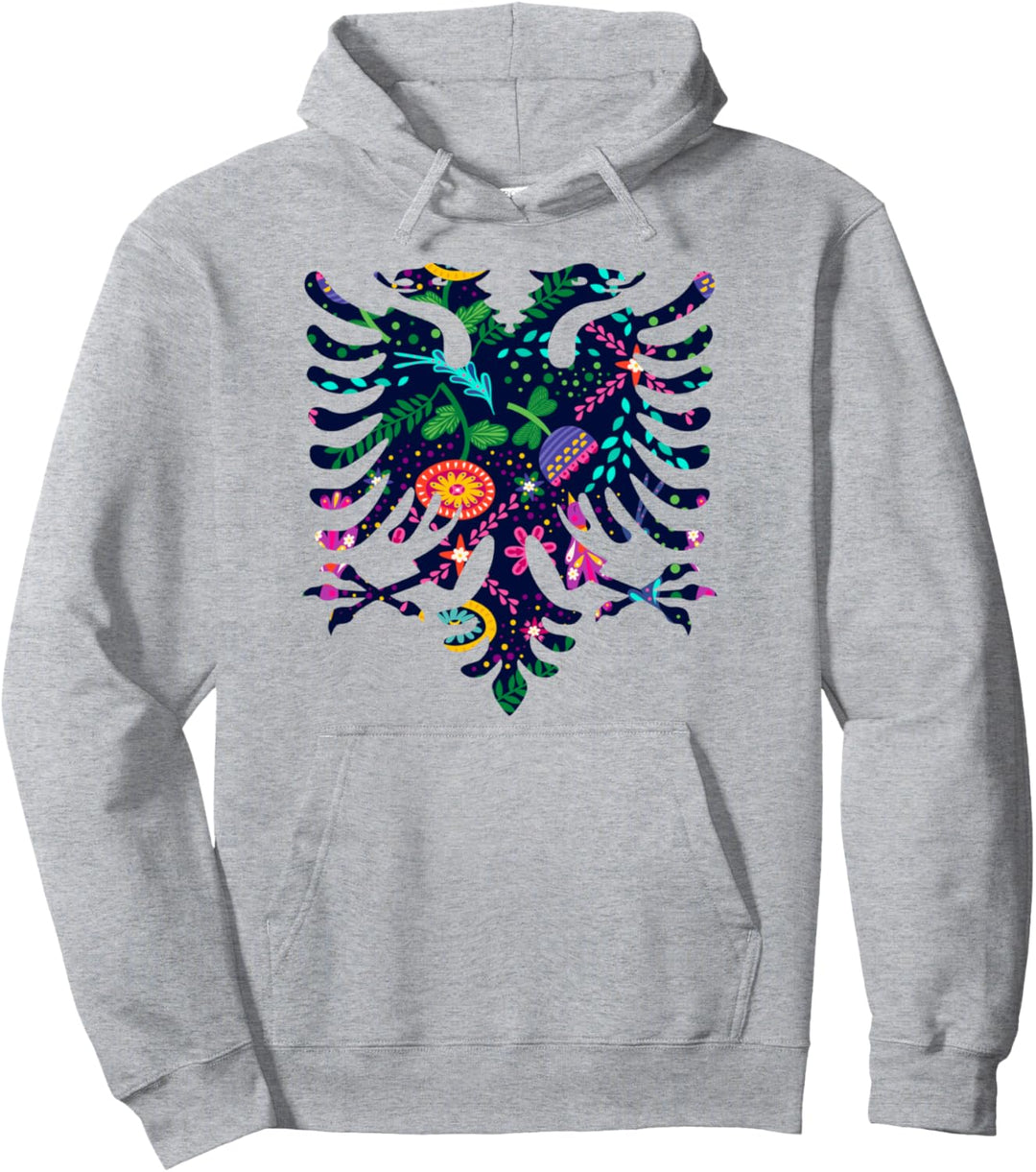 Albanischer Adler Mädchen Flagge für Kosovo Albaner Pullover Hoodie