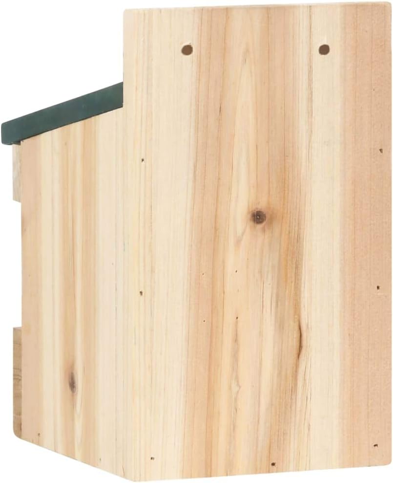 vidaXL Vogelhaus, 4-teilig, aus Tannenholz, 12 x 16 x 20 cm