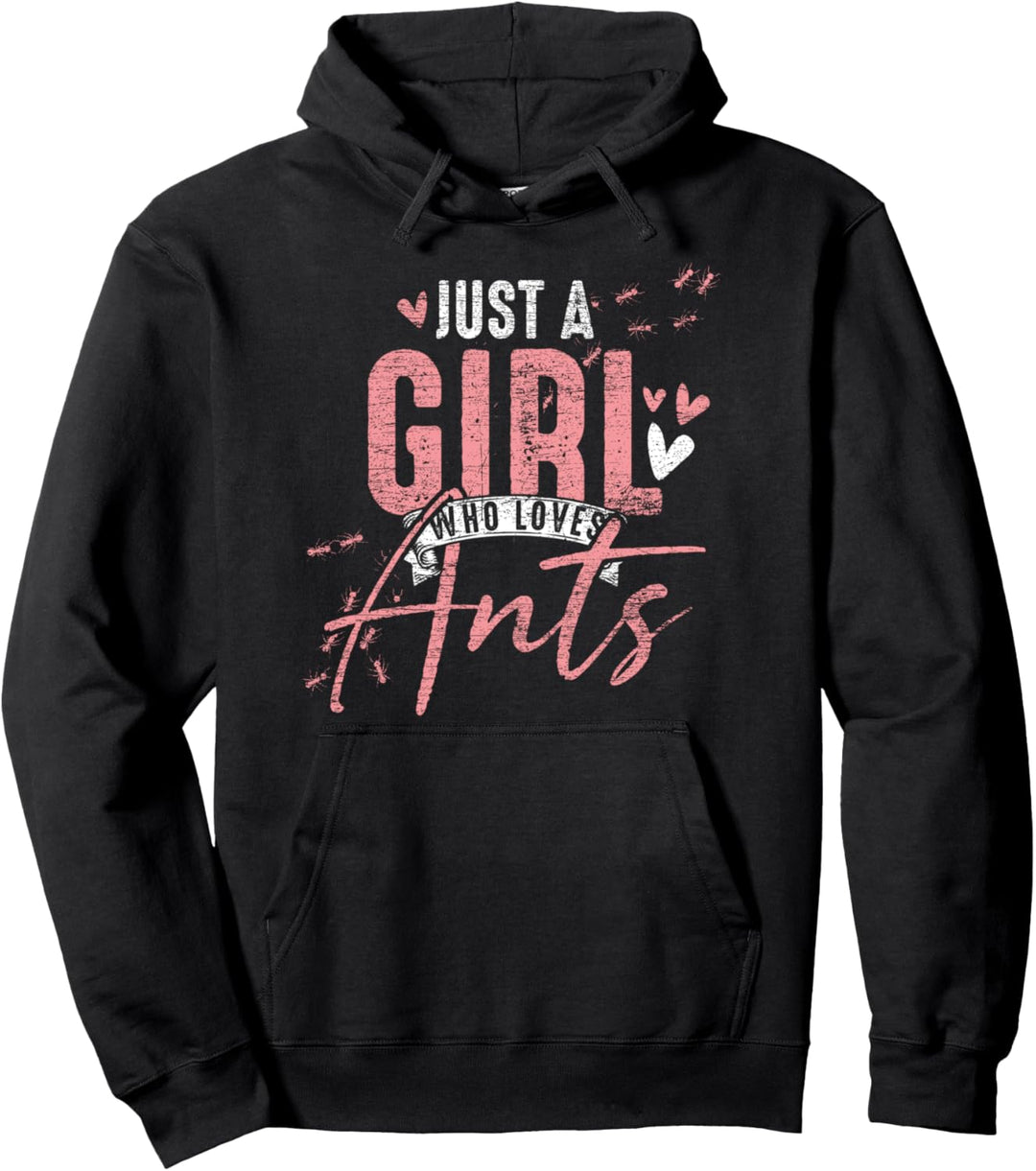 Nur ein Mädchen das Ameisen liebt Ameise Pullover Hoodie