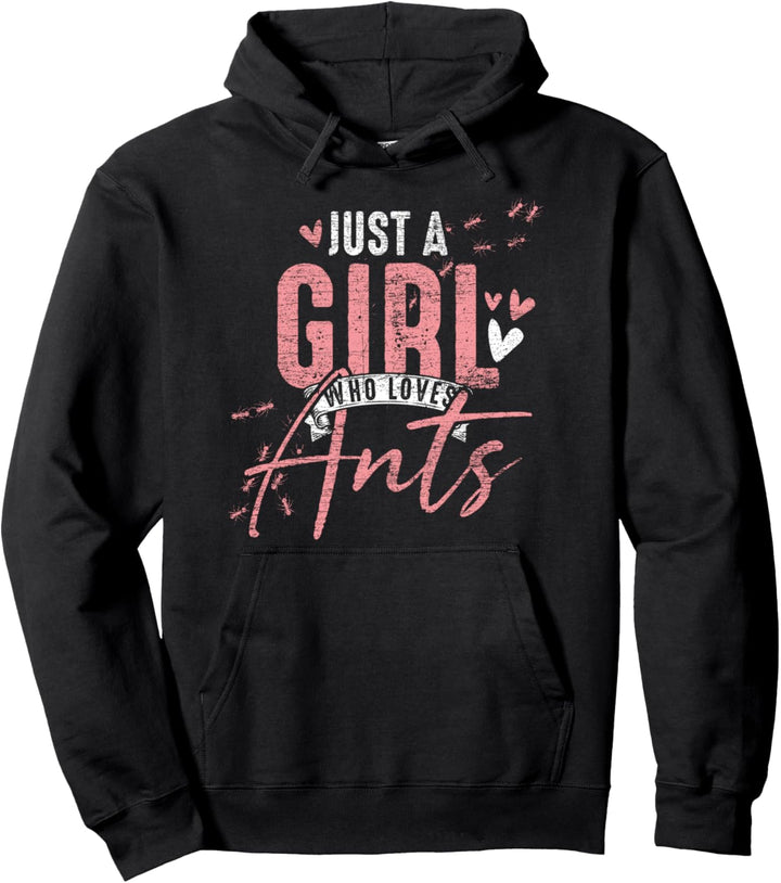 Nur ein Mädchen das Ameisen liebt Ameise Pullover Hoodie