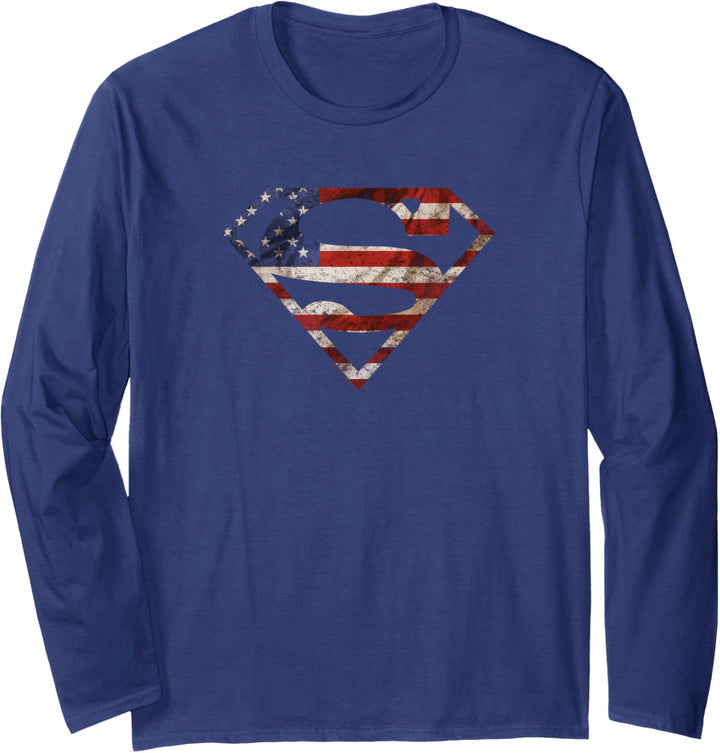 Superman Super Patriot Langarmshirt
