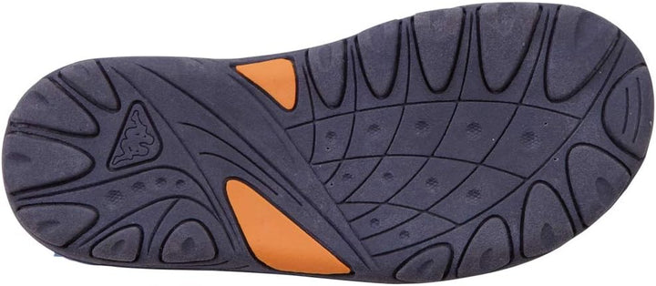 Kappa Unisex Kinder early kids Riemchensandalen, Blau Navy Orange 6744, 33 EU