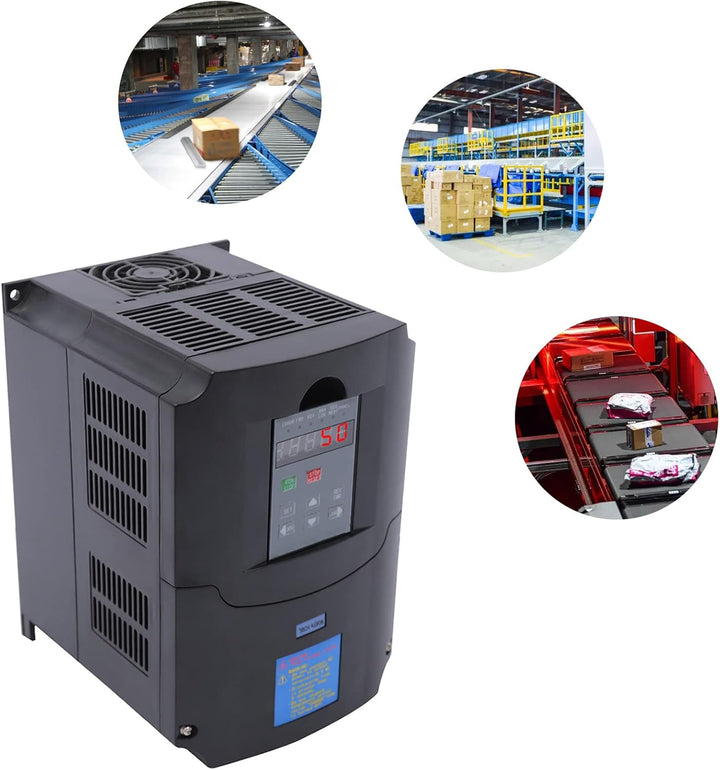 4KW Frequenzumrichter AC VFD VAC Variable Frequency Driver Frequenzumrichter Eingang 1 oder 3 Phase