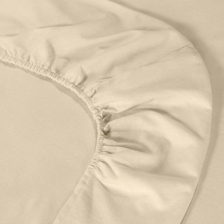 Caleffi - Bettwäsche-Set Einfarbig Flanell Einfarbig Einfarbig Elfenbein Einzelbett Elfenbein, Einze