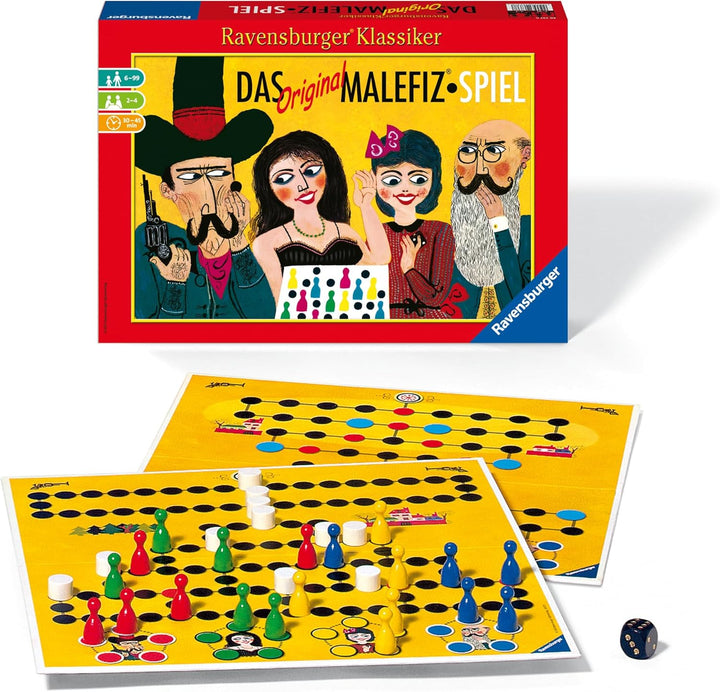 Ravensburger 26737 - Das Original Malefiz Spiel - Familienspiel für 2-4 Spieler, Ravensburger Klassi