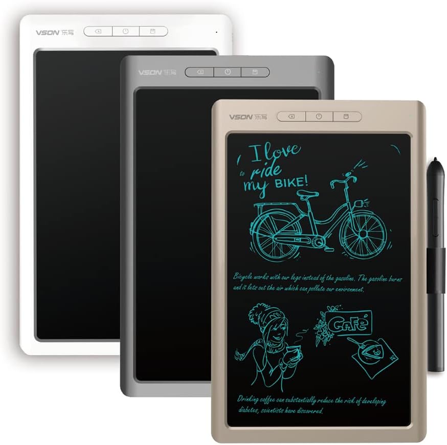 Smart Graphics Tablet Digitales Zeichentablett 8192 Stufen Druckempfindlichkeit Synchron Notizen Übe