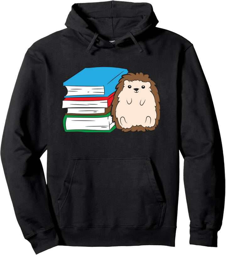 Igel Schlafend Auf Bücher Liebe Bücher Igel Pullover Hoodie