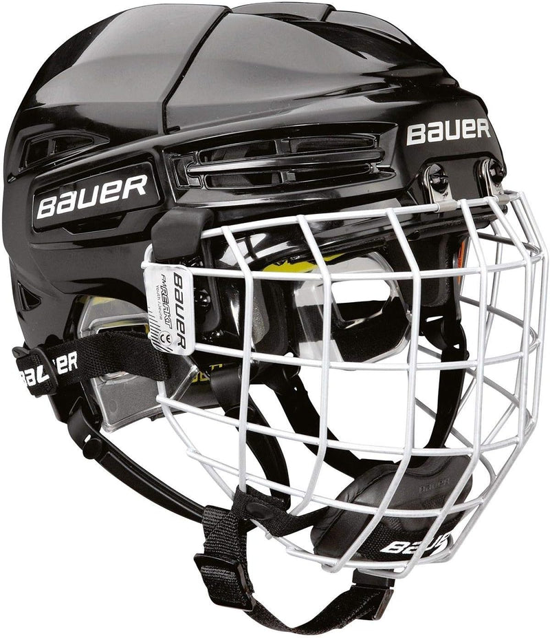 BAUER RE-AKT 100 Helm Combo Bambini, Farbe:schwarz