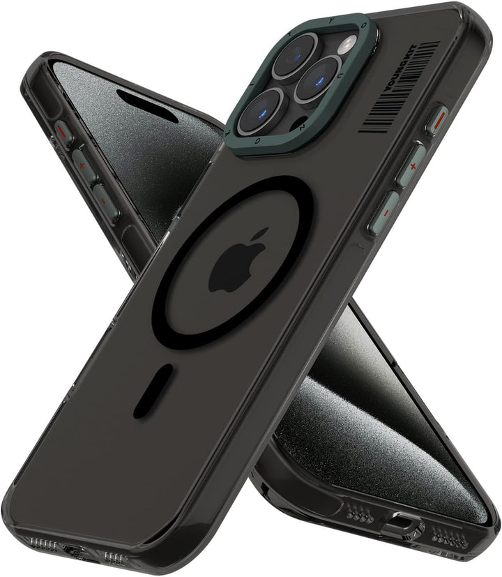 YOUNGKIT Schutzhülle für iPhone 15 Pro hülle丨kompatibel mit Magsafe丨 stossfest丨 Schutz in Militärqua