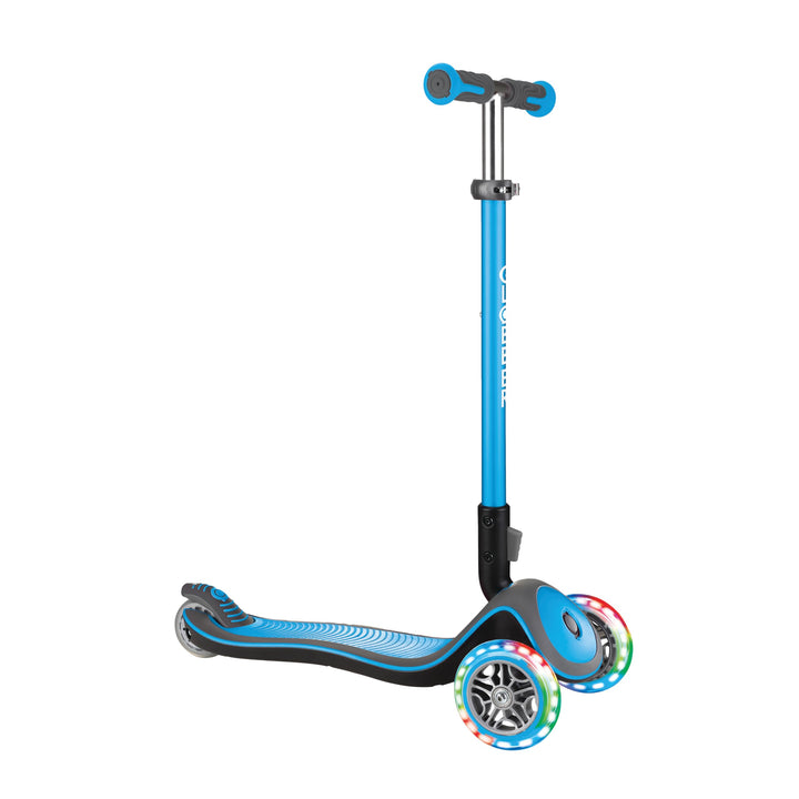 GLOBBER Elite Roller – Tretroller Kinder ab 3 Jahre - Scooter 120/80 mm - ABEC 5, 3-rädrig – höhenve