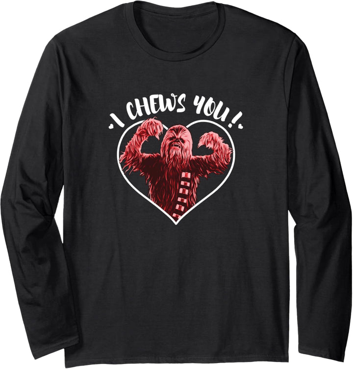 Star Wars The Mandalorian I Chews You Langarmshirt