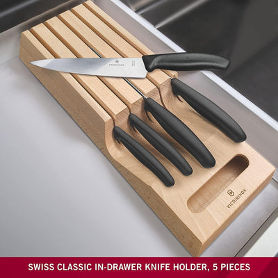 Victorinox, Storage + Cutting Boards, Profi Schubladen-Messerhalter, 5-teilig, , Robuster Kunststoff