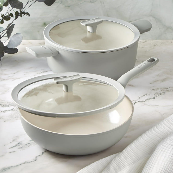 BergHOFF Leo Suppen-/ Gemüsetopf mit Deckel Balance Moonmist 28 cm - Leo