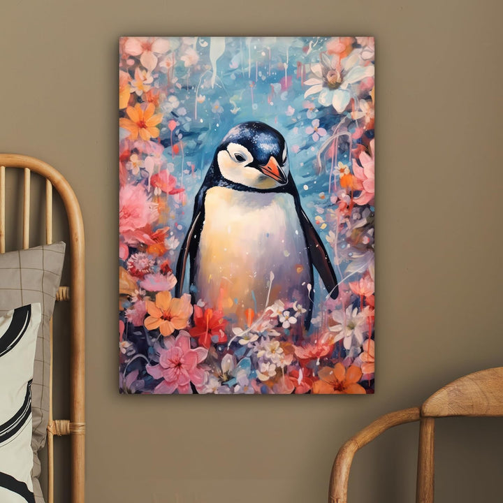 MuchoWow© Leinwand 60x80 cm Deko Schlafzimmer Aesthetic Leinwandbilder Wohnzimmer Gemälde Foto Gesch