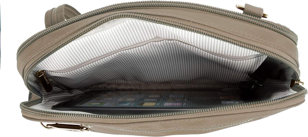 Travelon Damen Anti-theft Tailored E/W Organizer Reisetasche Einheitsgrösse Sandfarben, Einheitsgrös