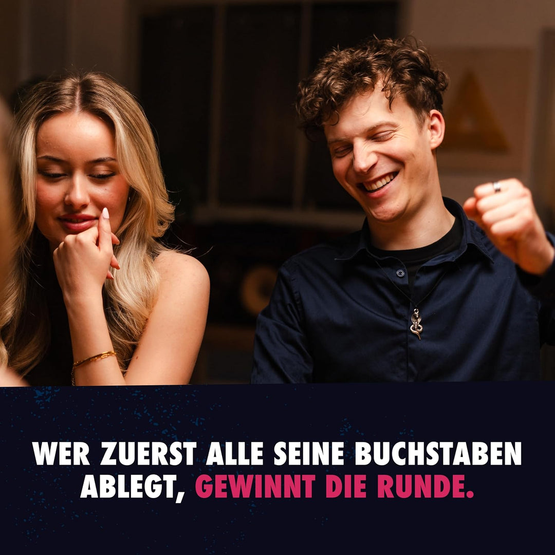 ATM Gaming Quickstop - Das Buchstaben-Duell - Party-Edition - Kartenspiel für Jugendliche und Erwach