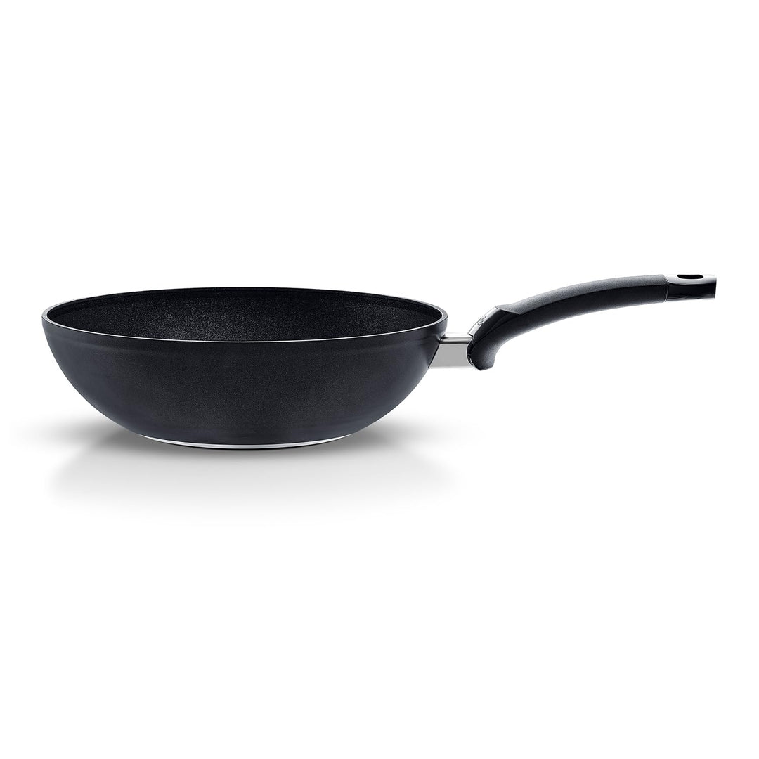 Fissler Adamant/Aluminium Wokpfanne beschichtet (26 cm – 3,8 L) grosse Asia Bratpfanne, antihaftend,