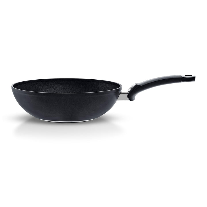 Fissler Adamant/Aluminium Wokpfanne beschichtet (26 cm – 3,8 L) grosse Asia Bratpfanne, antihaftend,