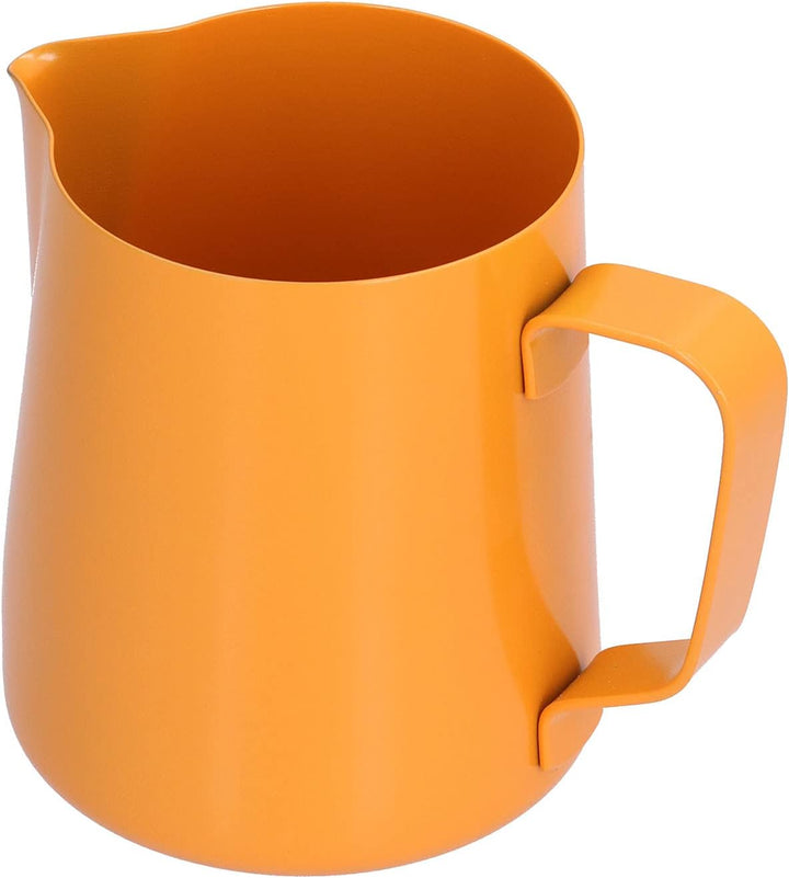 Milchaufschäumkännchen, 400 ml, PTFE, spitzer Mund, Edelstahl-Kaffeekanne für Zuhause, Küche, Aufsch