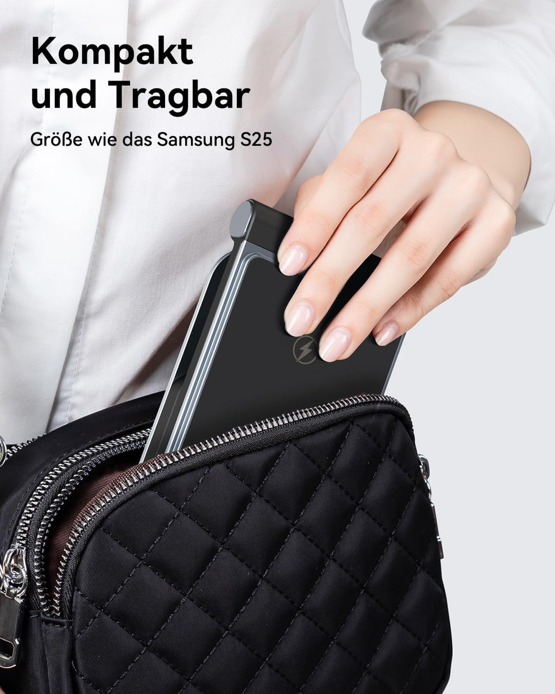 3 in 1 Induktive Ladestation Faltbar für Samsung Galaxy S25 Ultra Plus FE S24 S23 S22 S21 S20 Series