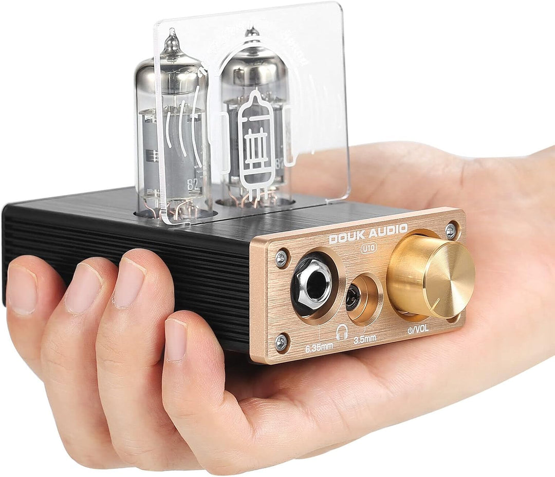 Douk Audio U10 Mini Röhren Kopfhörerverstärker HiFi Tube Headphone Amplifier Stereo Vorverstärker fü