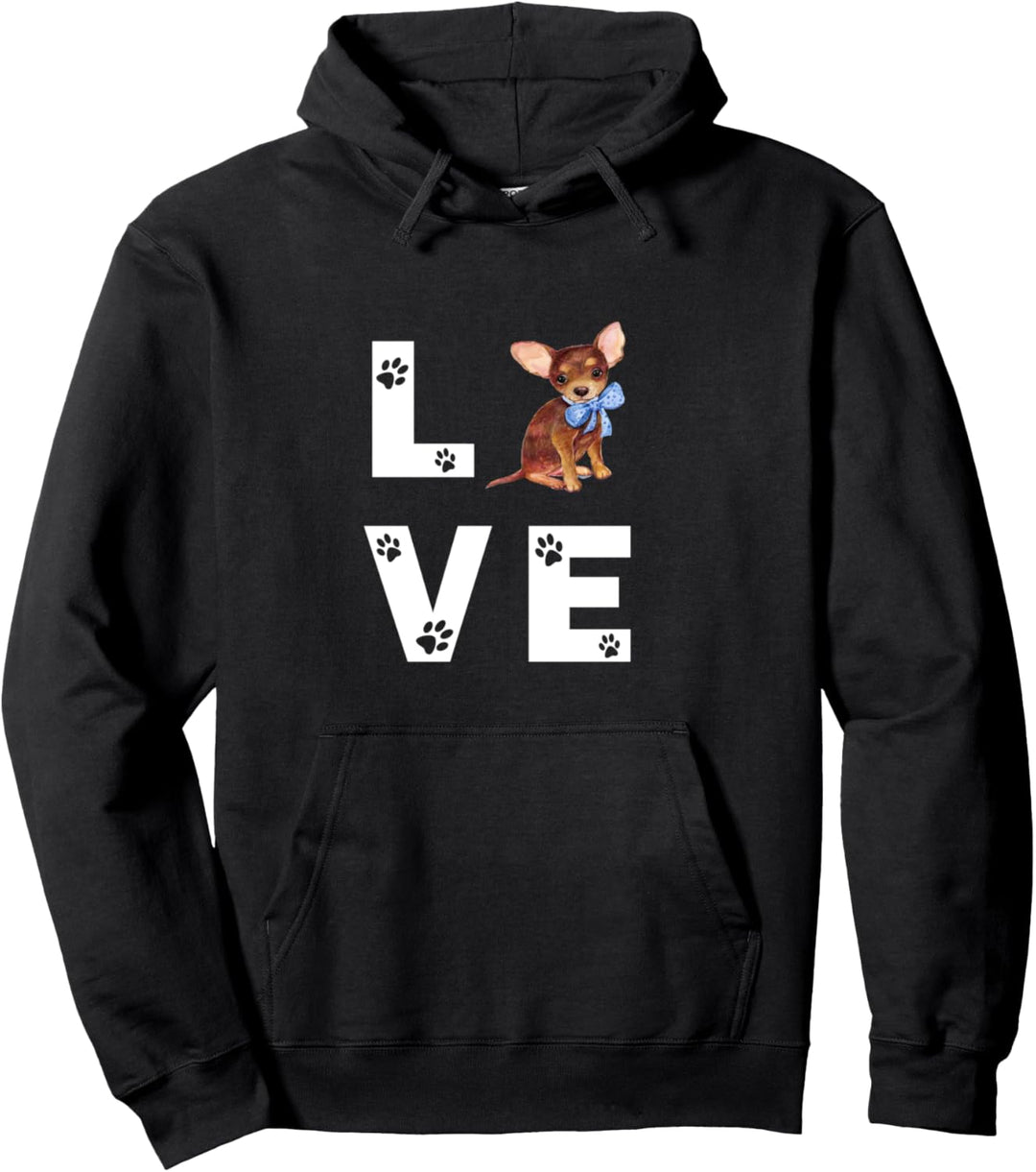 CHIHUAHUA Hund Love Hundebesitzer Geschenk Pullover Hoodie