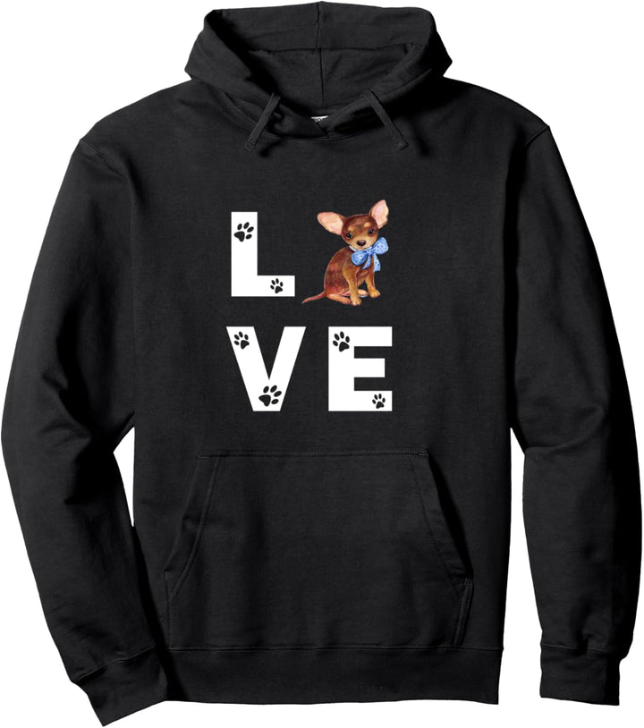 CHIHUAHUA Hund Love Hundebesitzer Geschenk Pullover Hoodie