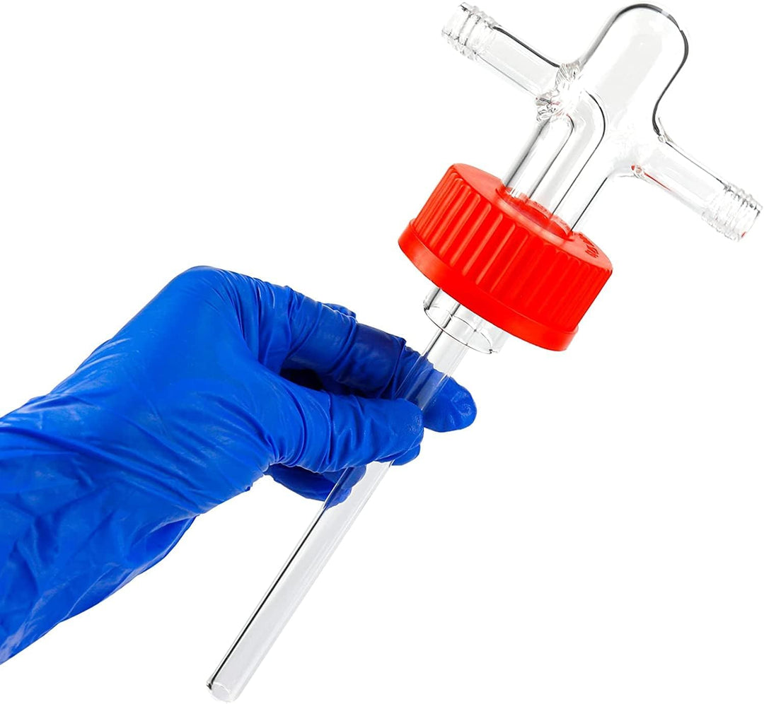 ALWSCI Gaswaschflasche Gas Washing Bottle, 250mL Graduierte Laborpufferflasche, Borosilikatglas-Labo